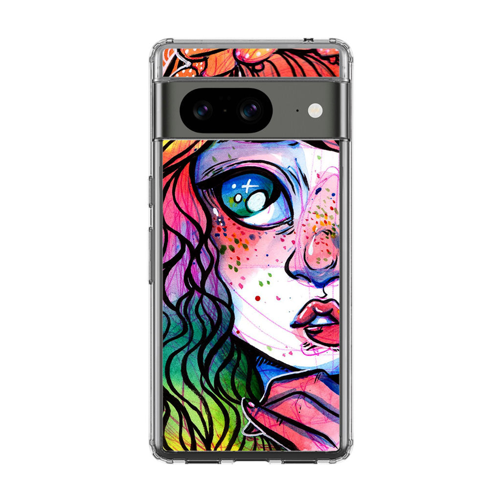 Eyes And Braids Google Pixel 8 Case