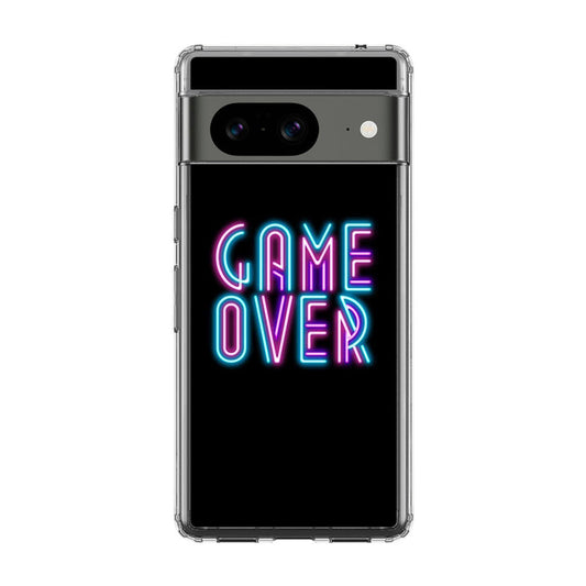 Game Over Neon Google Pixel 8 Case