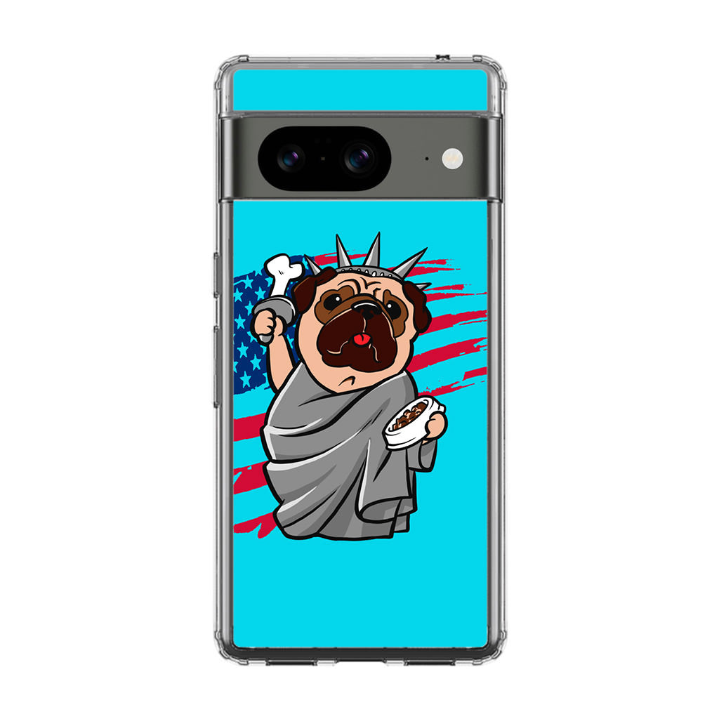 Independence Day Pug Google Pixel 8 Case