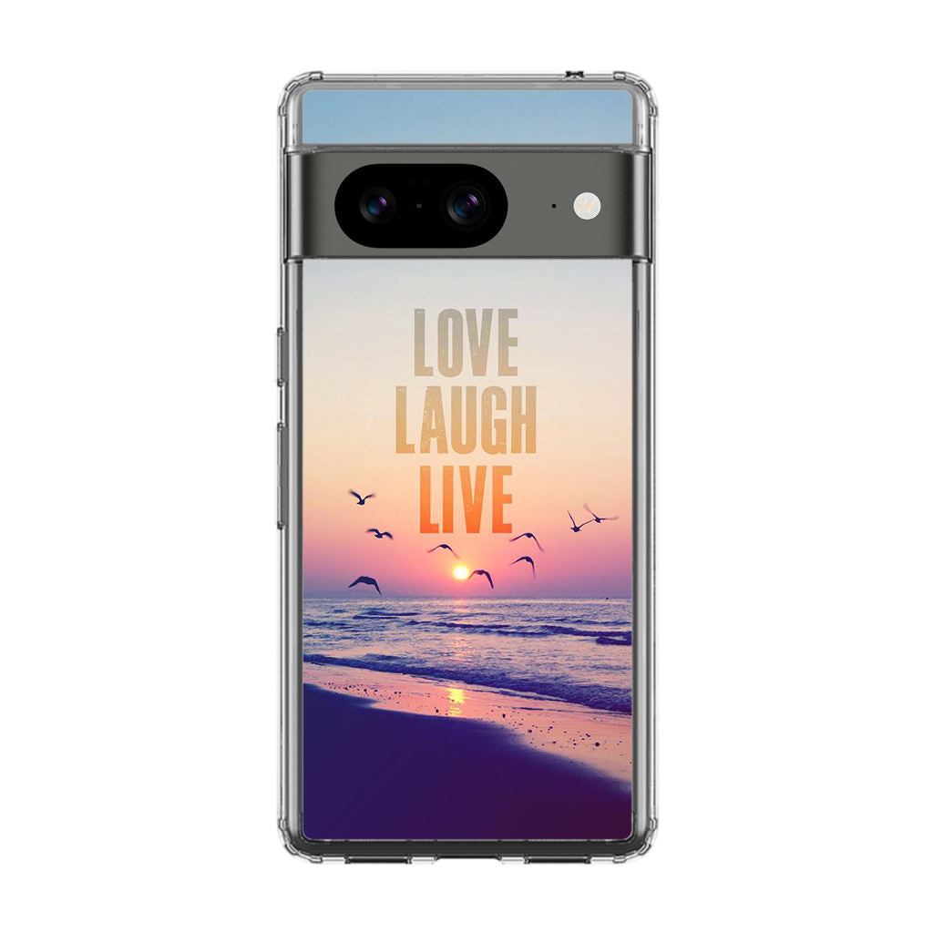 Love Laugh Live Google Pixel 8 Case