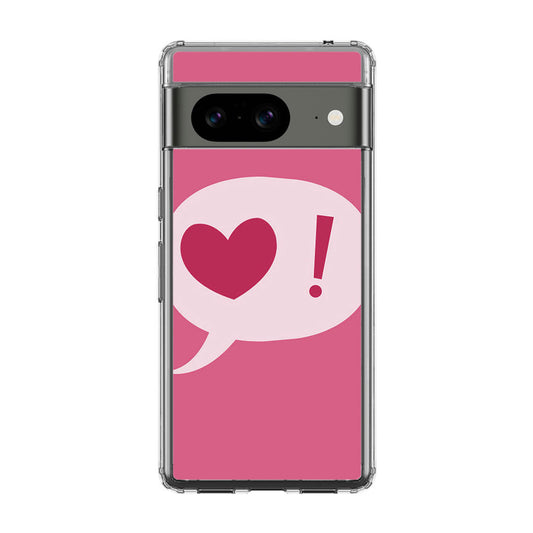 Love Pink Google Pixel 8 Case