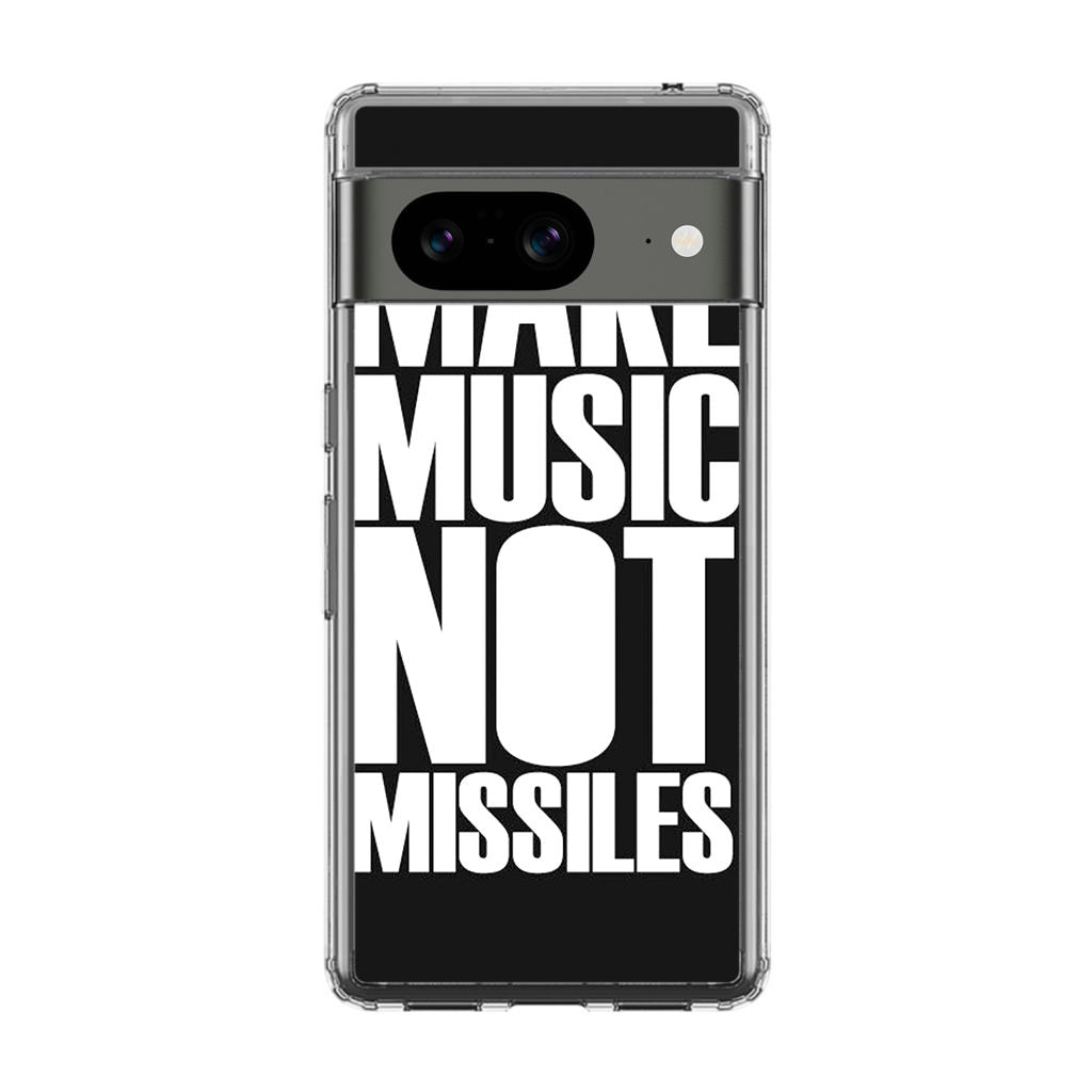 Make Music Not Missiles Google Pixel 8 Case