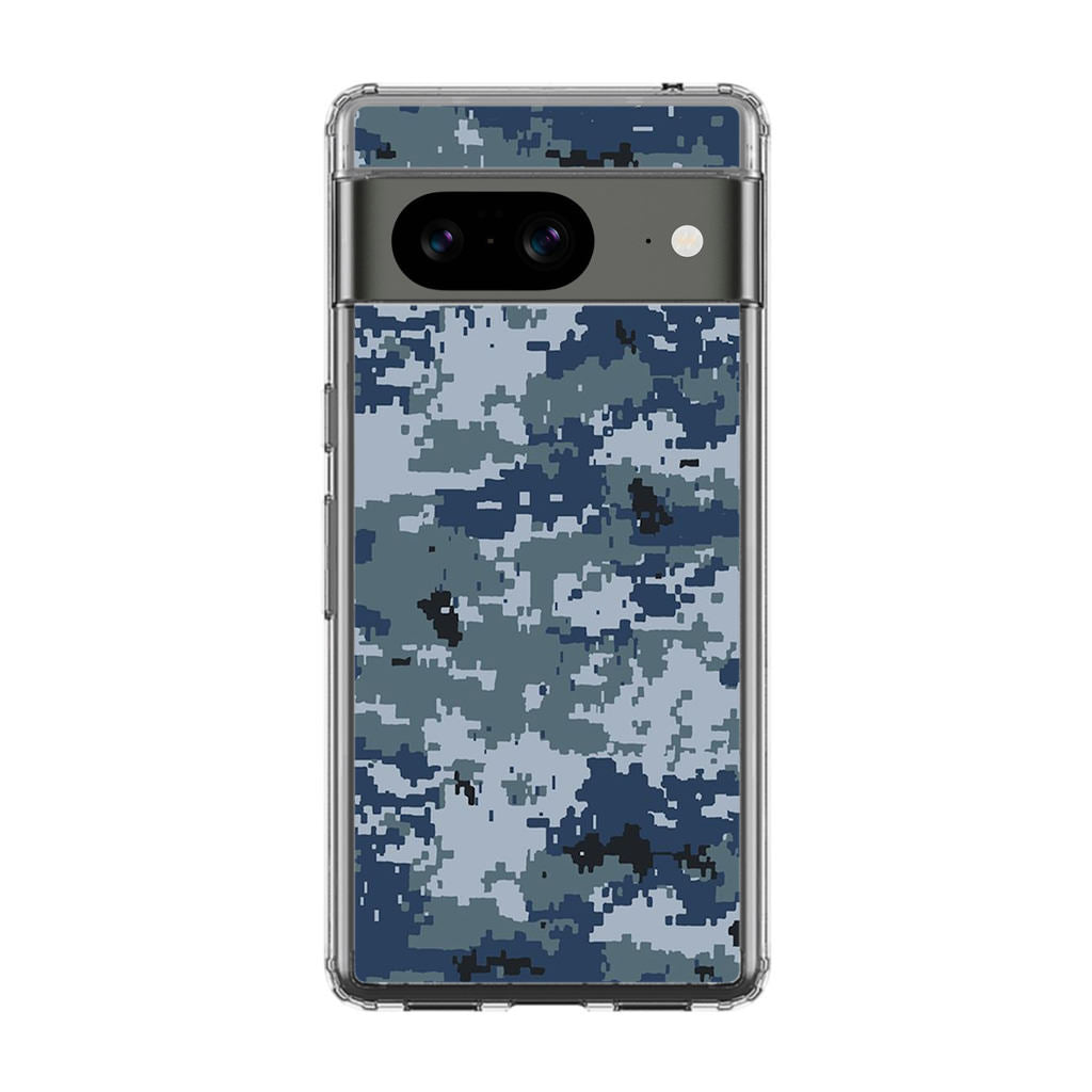 Navy Camo Google Pixel 8 Case