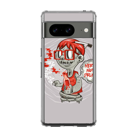 Nerd Not Drunk Zombie Google Pixel 8 Case