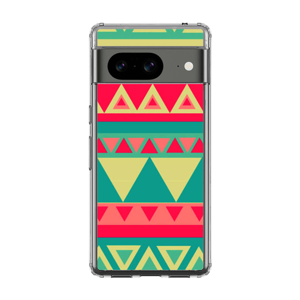 Old Aztec Pattern Google Pixel 8 Case