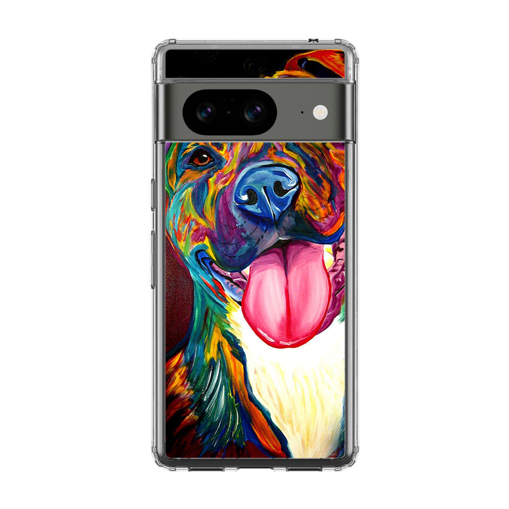 Pitbull Painting Art Google Pixel 8 Case