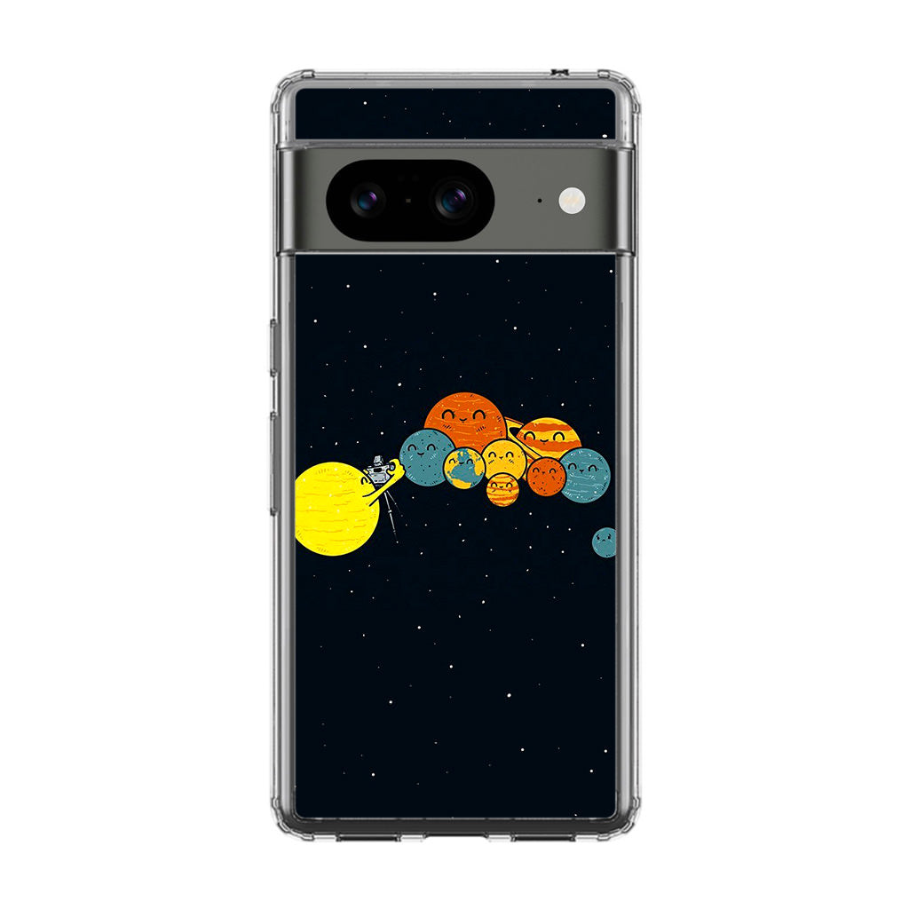 Planet Cute Illustration Google Pixel 8 Case