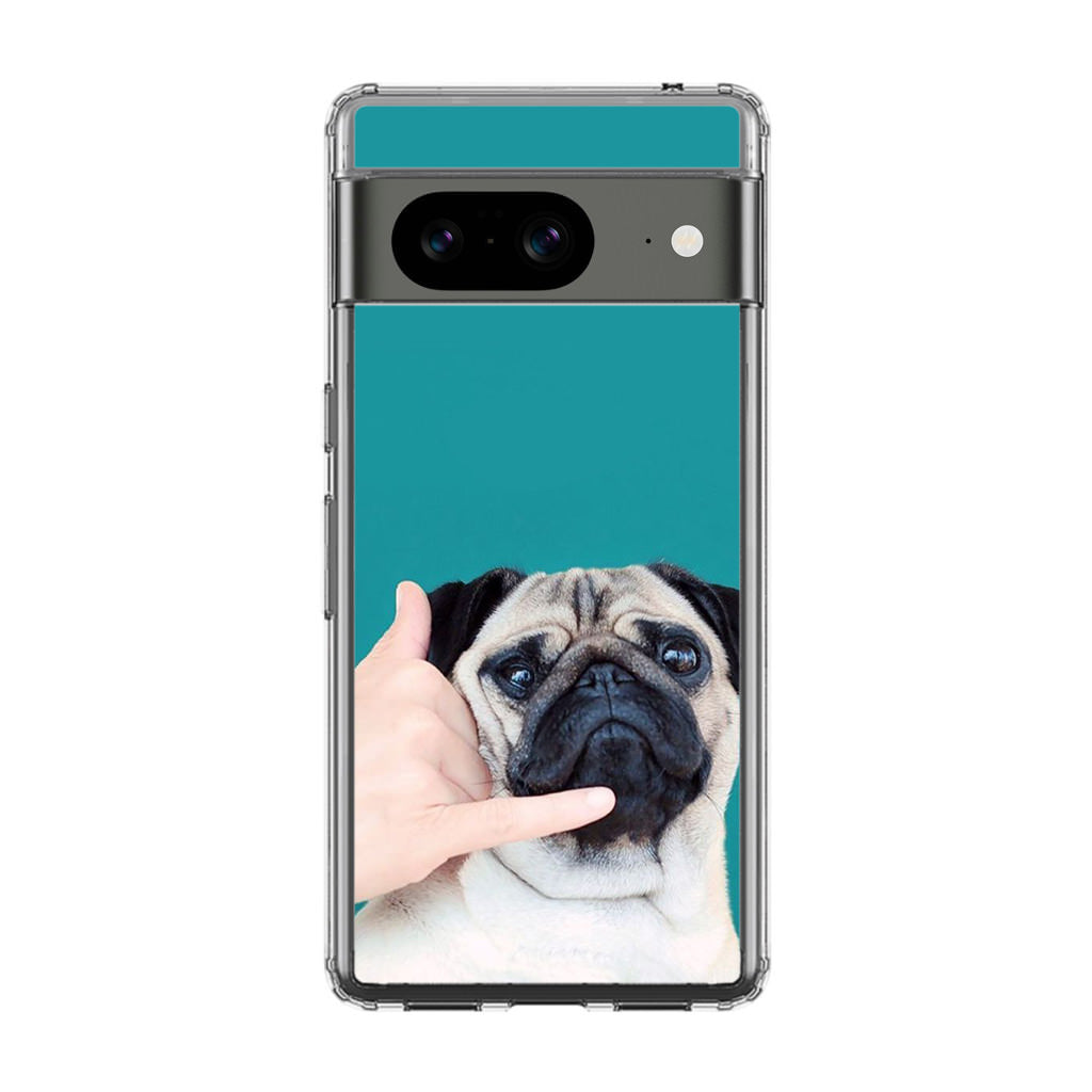 Pug is on the Phone Google Pixel 8 Case