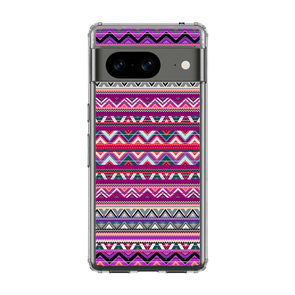 Purple Aztec Art Google Pixel 8 Case