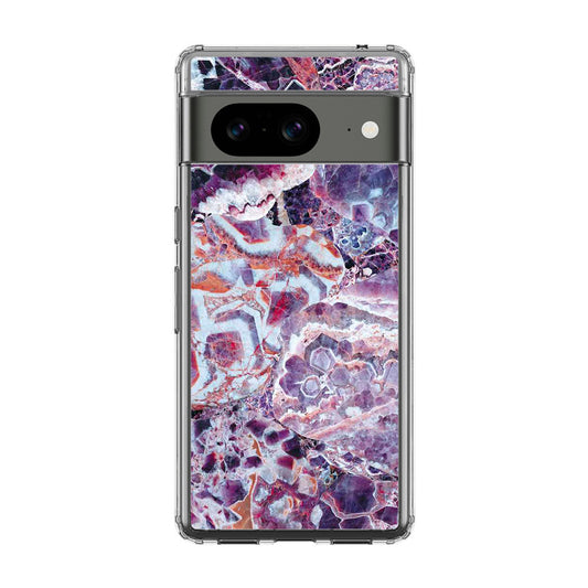 Purple Marble Google Pixel 8 Case