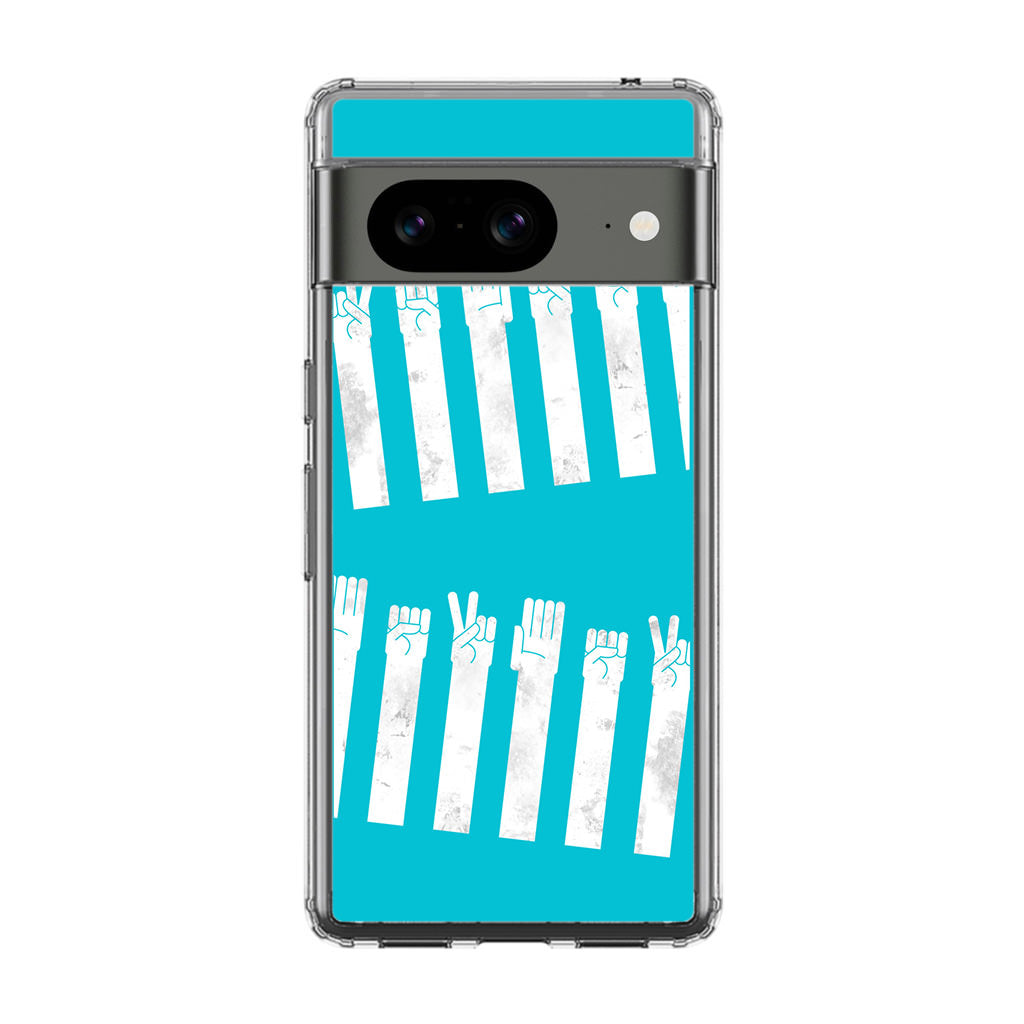 Rock–paper–scissors Zebra Crossing Google Pixel 8 Case