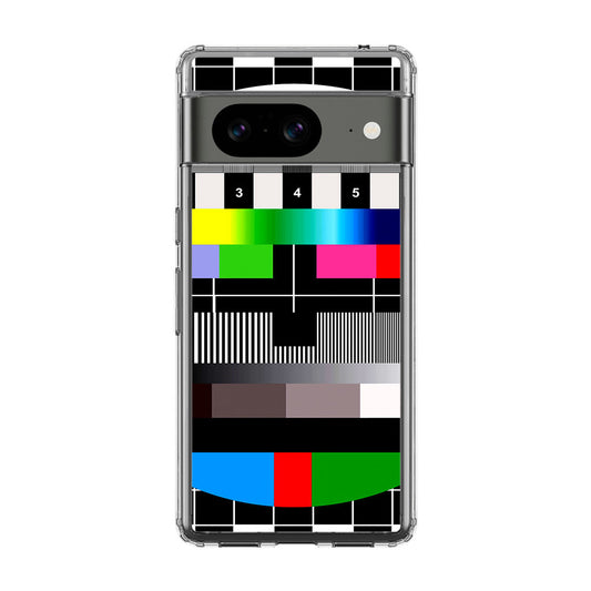 Scheme Pause TV Colorful Mesh Google Pixel 8 Case