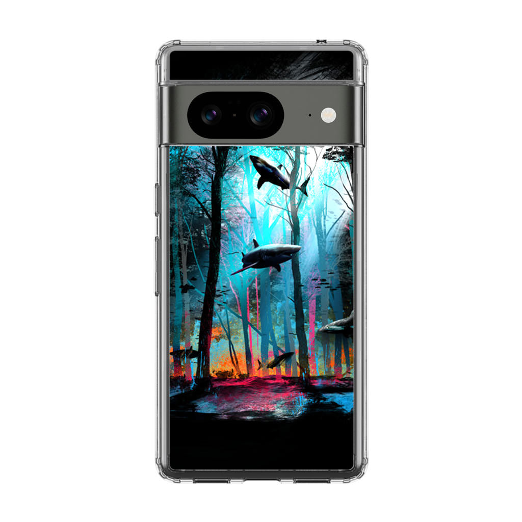 Shark Forest Google Pixel 8 Case