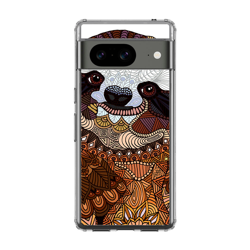 Sloth Ethnic Pattern Google Pixel 8 Case