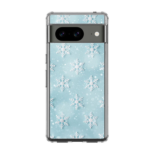 Snowflakes Pattern Google Pixel 8 Case