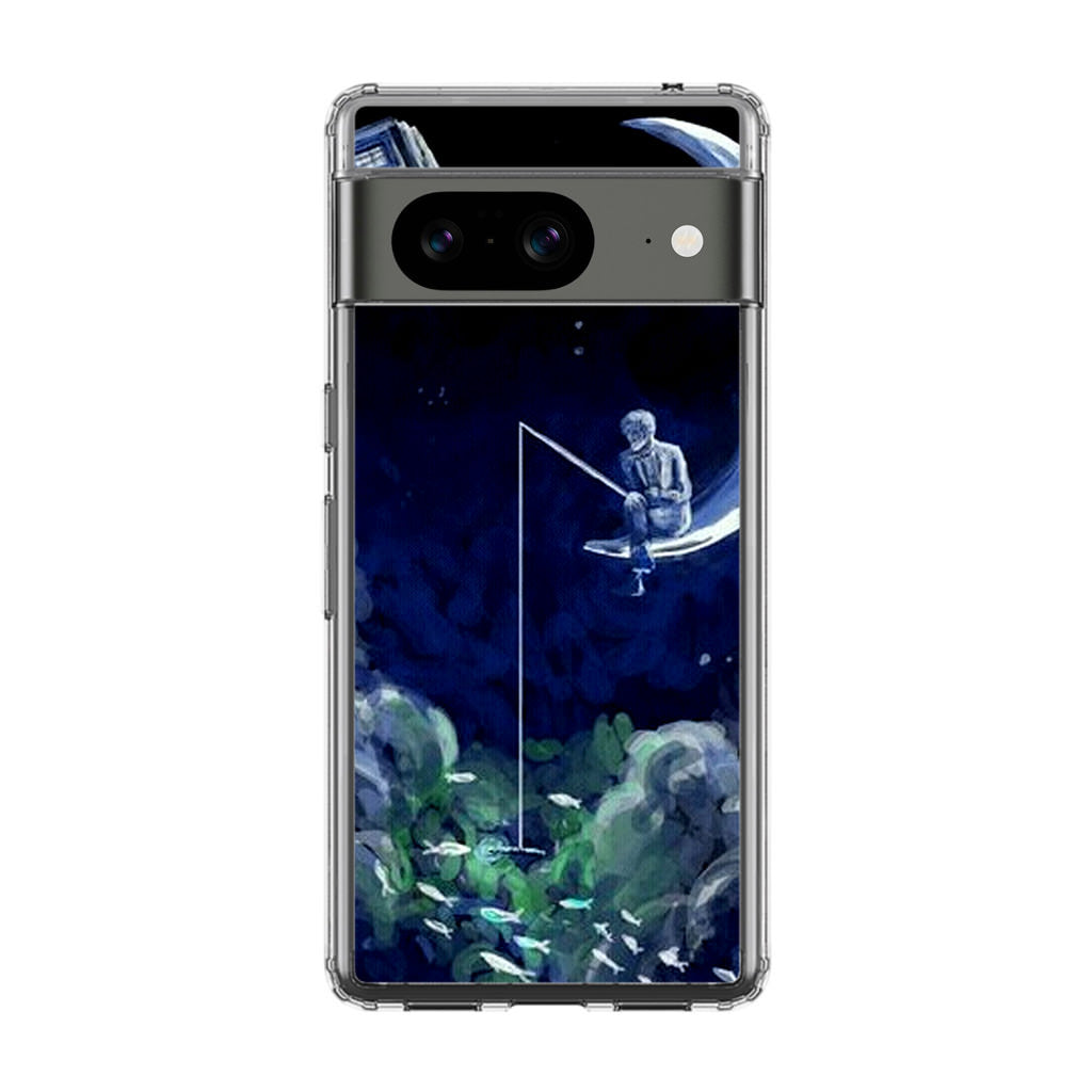 Tardis Walking To The Moon Google Pixel 8 Case