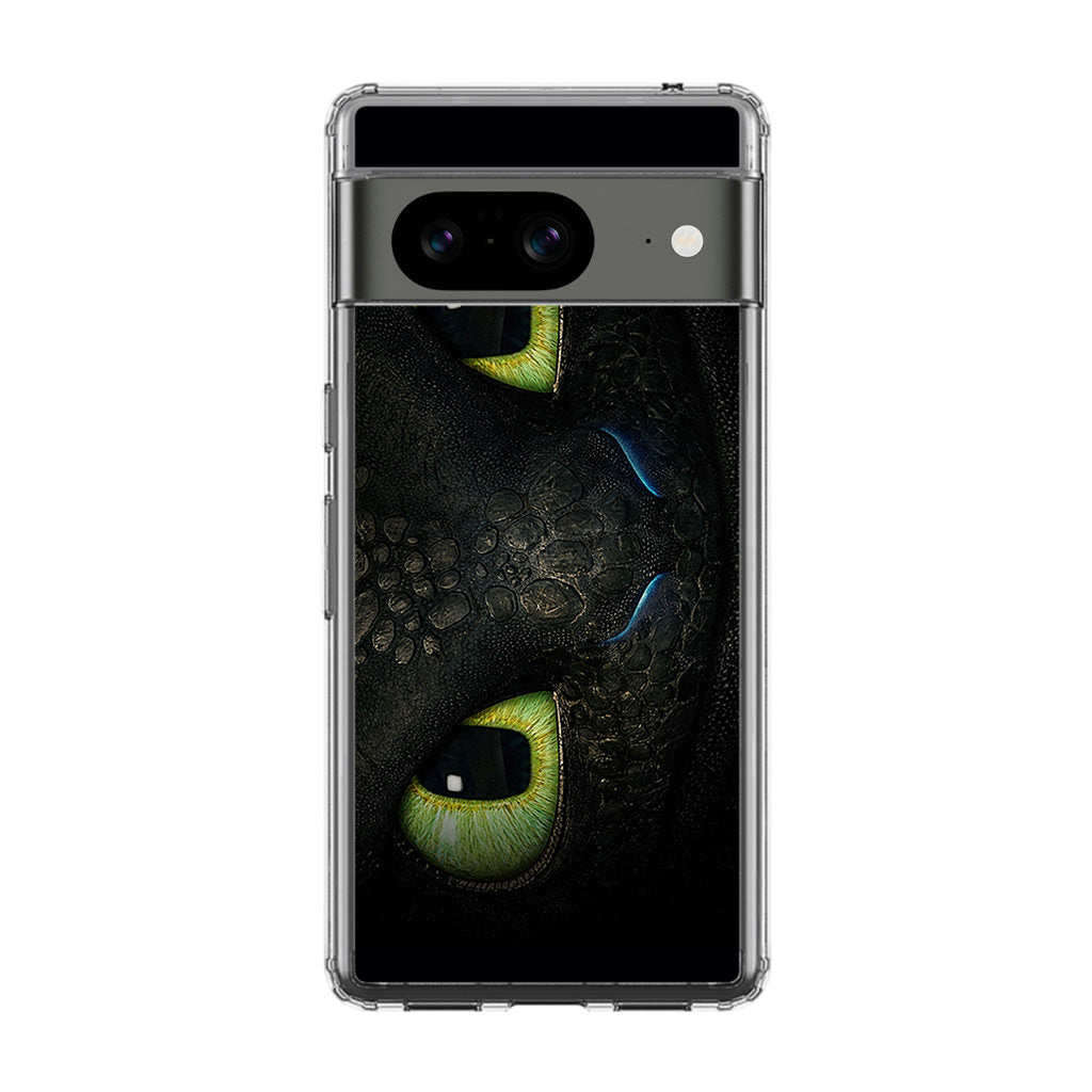 Toothless Dragon Eyes Close Up Google Pixel 8 Case