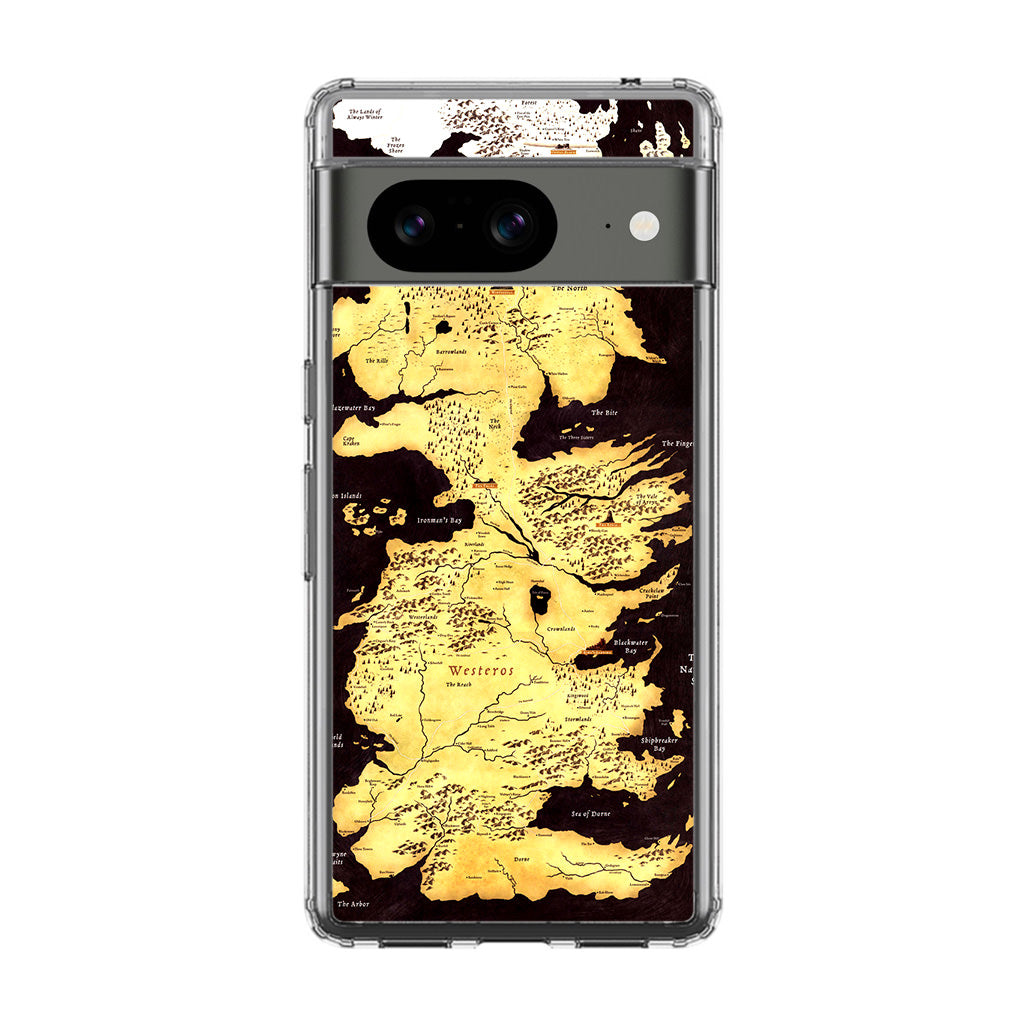 Westeros Map Google Pixel 8 Case