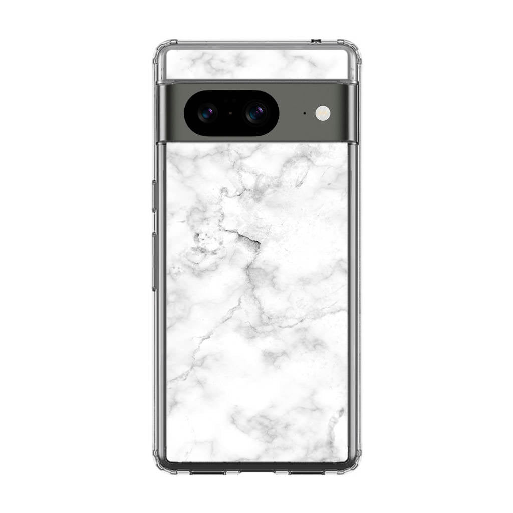 White Marble Google Pixel 8 Case