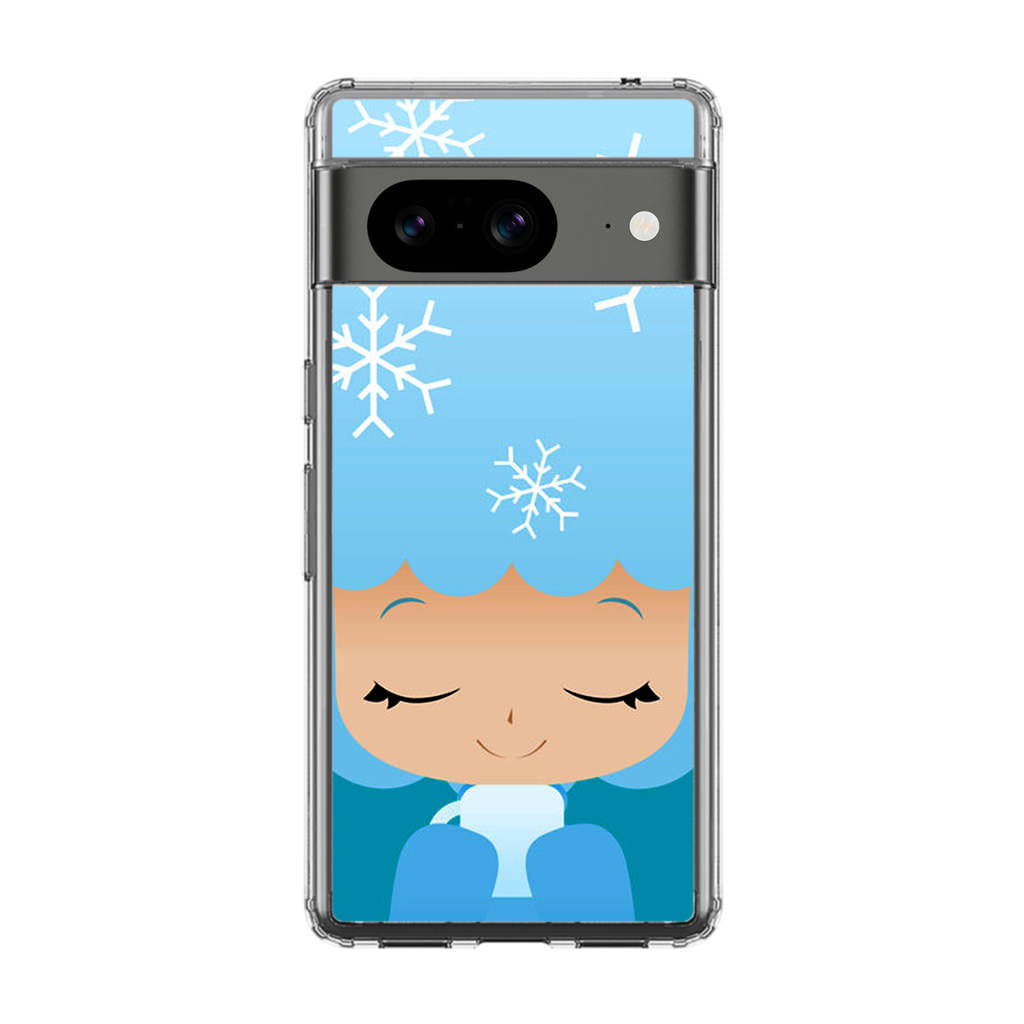 Winter Afro Girl Google Pixel 8 Case