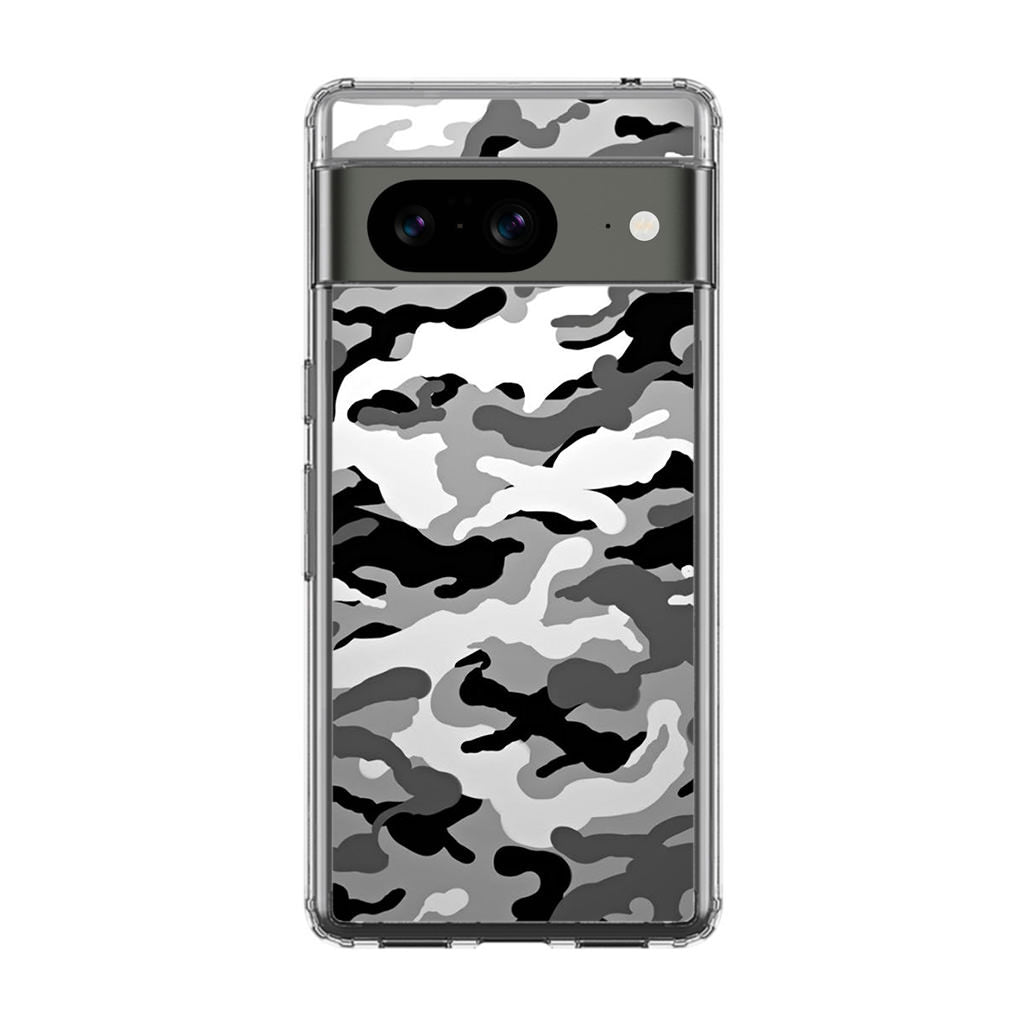 Winter Army Camo Google Pixel 8 Case