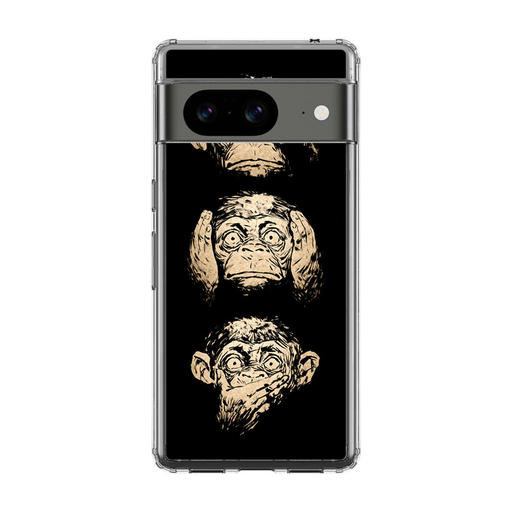 3 Wise Monkey Google Pixel 8 Case