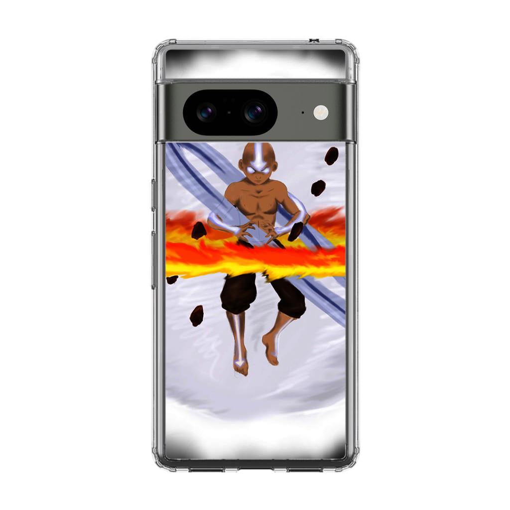 Avatar Aang Controls Four Elements Google Pixel 8 Case