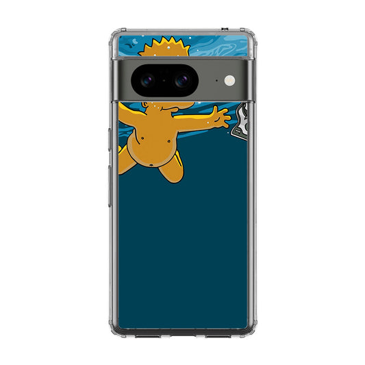 Bart Swimming For Money Google Pixel 8 Case