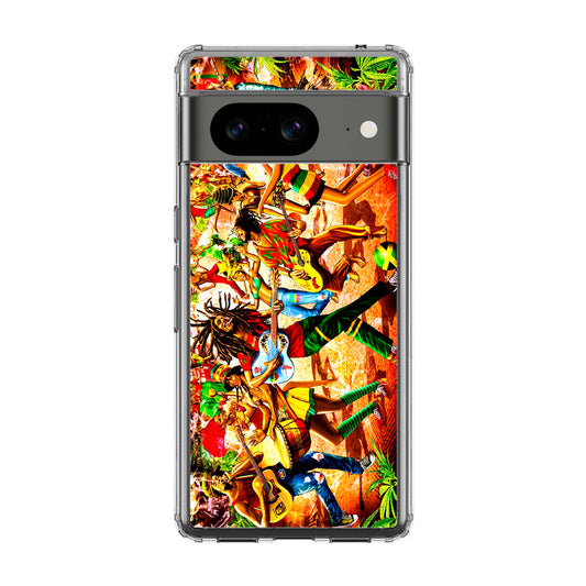 Bob Marley Reggae Google Pixel 8 Case