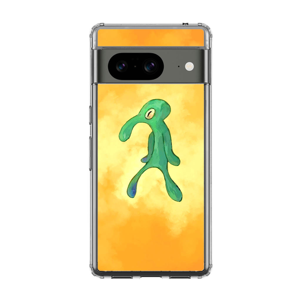 Bold and Brash Squidward Painting Google Pixel 8 Case