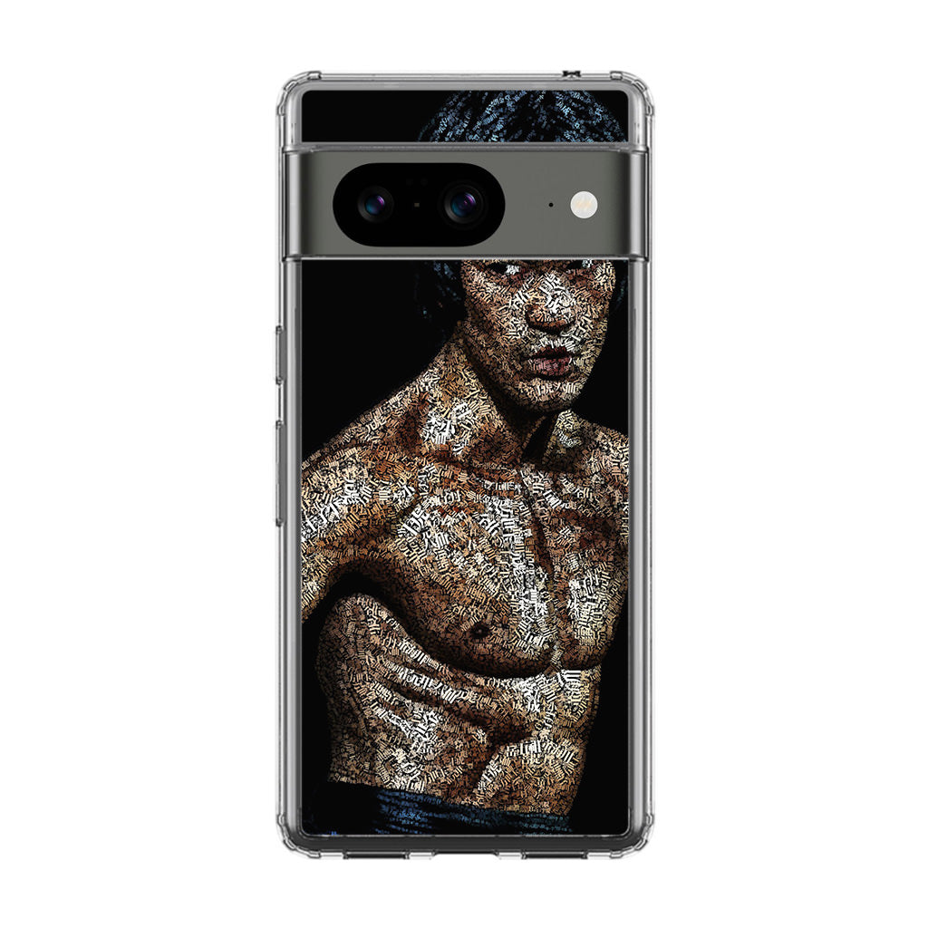 Bruce Lee Typograph Google Pixel 8 Case