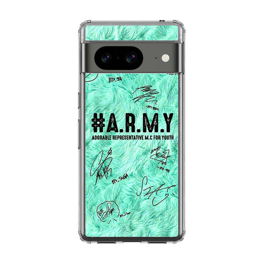 BTS Army Signature Google Pixel 8 Case