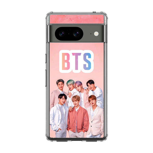 BTS Member in Pink Google Pixel 8 Case