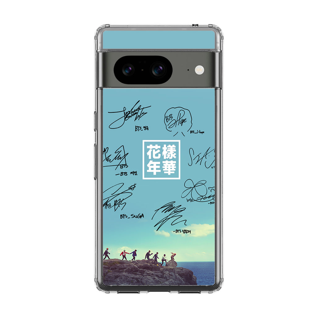 BTS Signature Google Pixel 8 Case