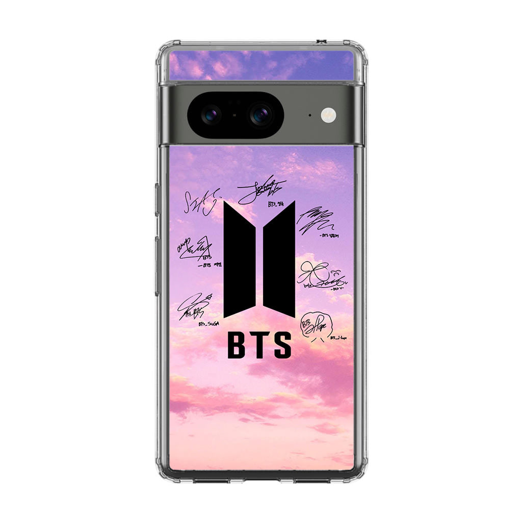 BTS Signature 2 Google Pixel 8 Case