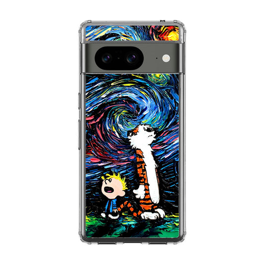 Calvin Art At Starry Night Google Pixel 8 Case