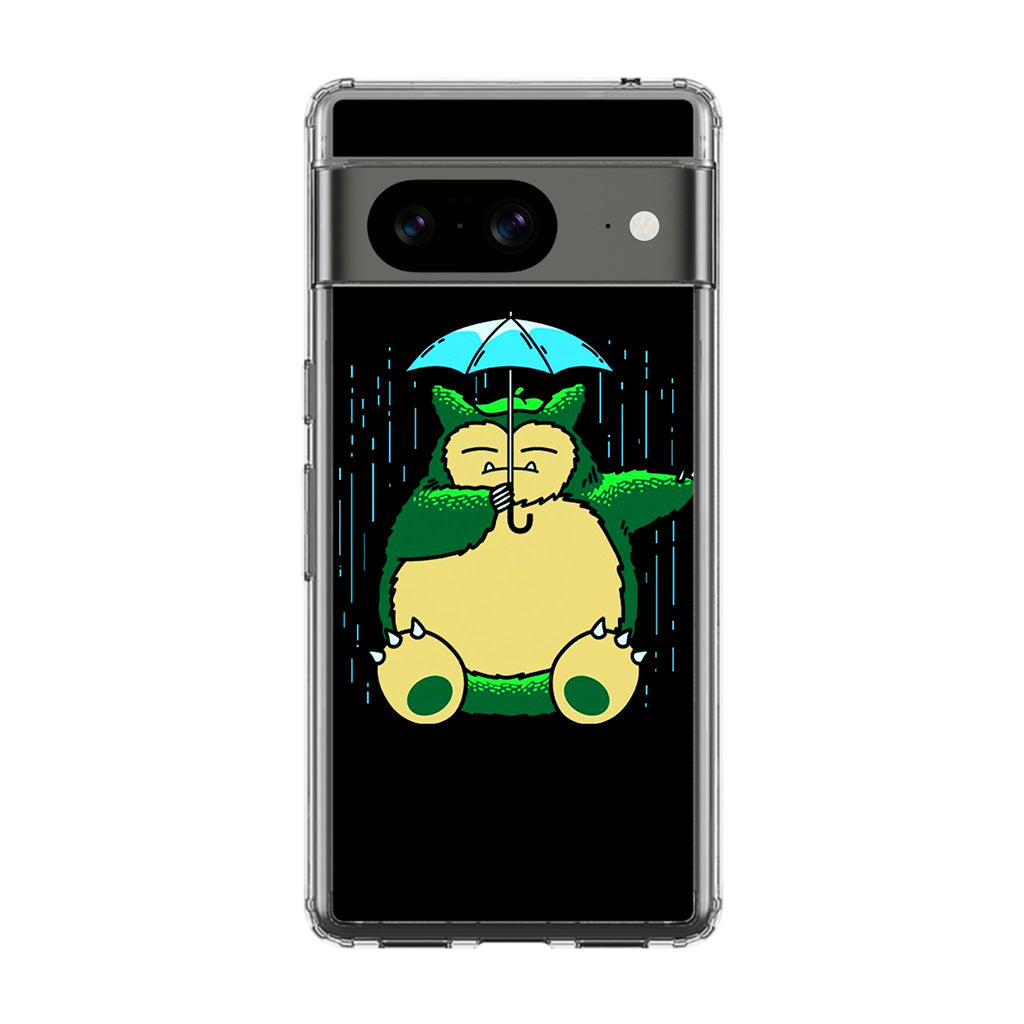 Cute Snorlax Umbrella Google Pixel 8 Case