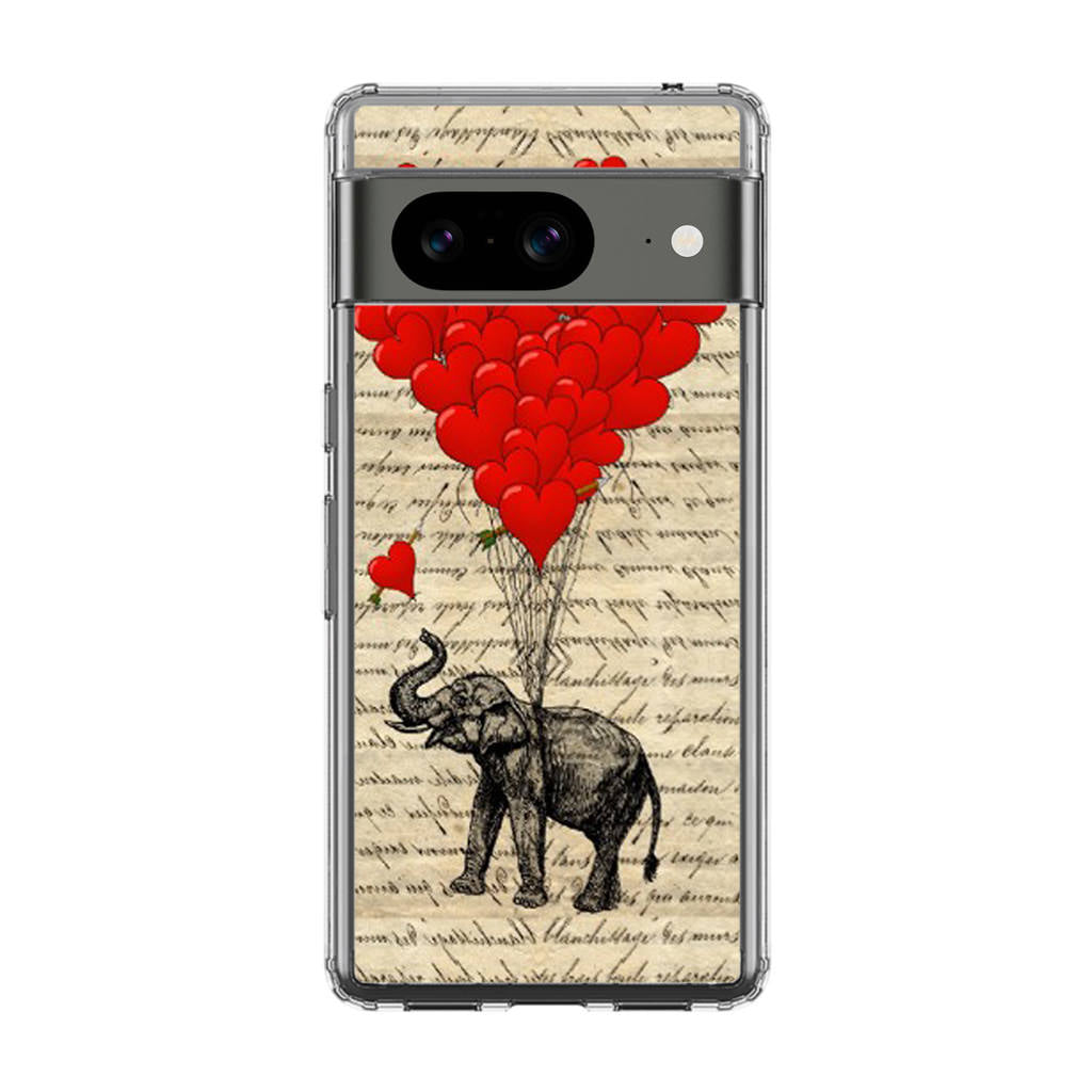 Elephant And Heart Google Pixel 8 Case