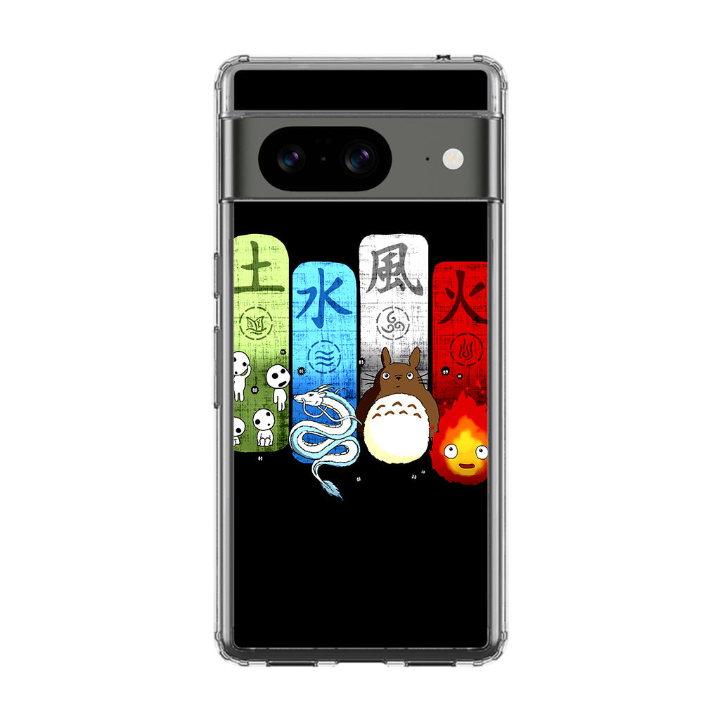 Ghibli Elemental Charms Google Pixel 8 Case