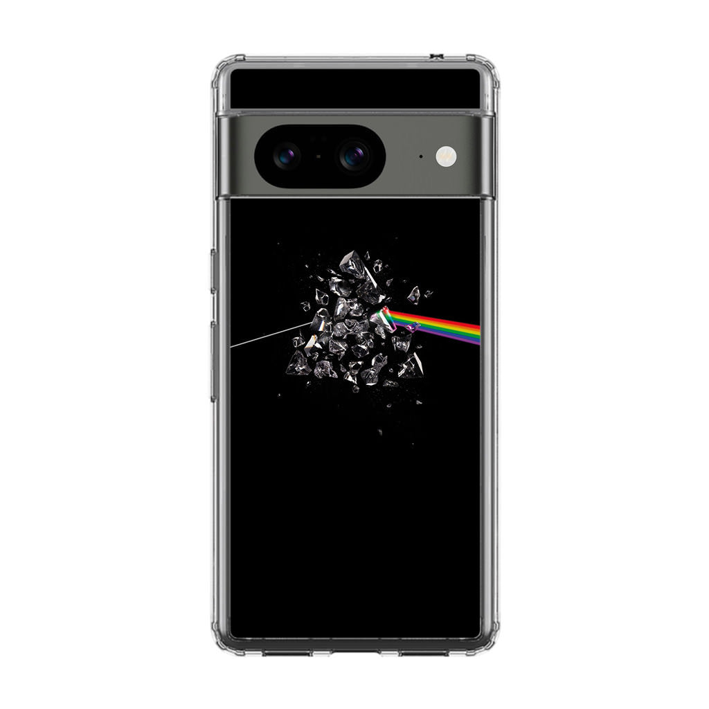 Glass Broken Light Refraction Google Pixel 8 Case