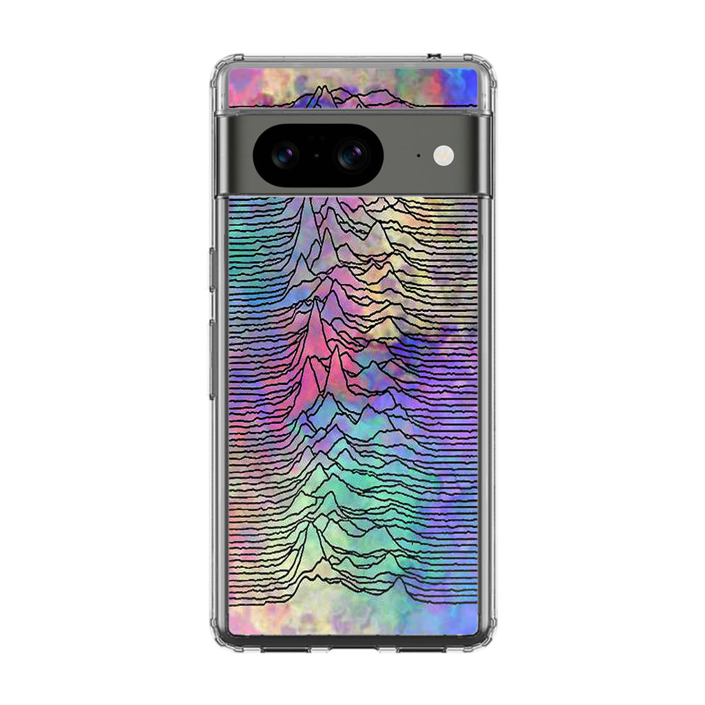 Joy Division Unknown Pleasures Colorful Google Pixel 8 Case