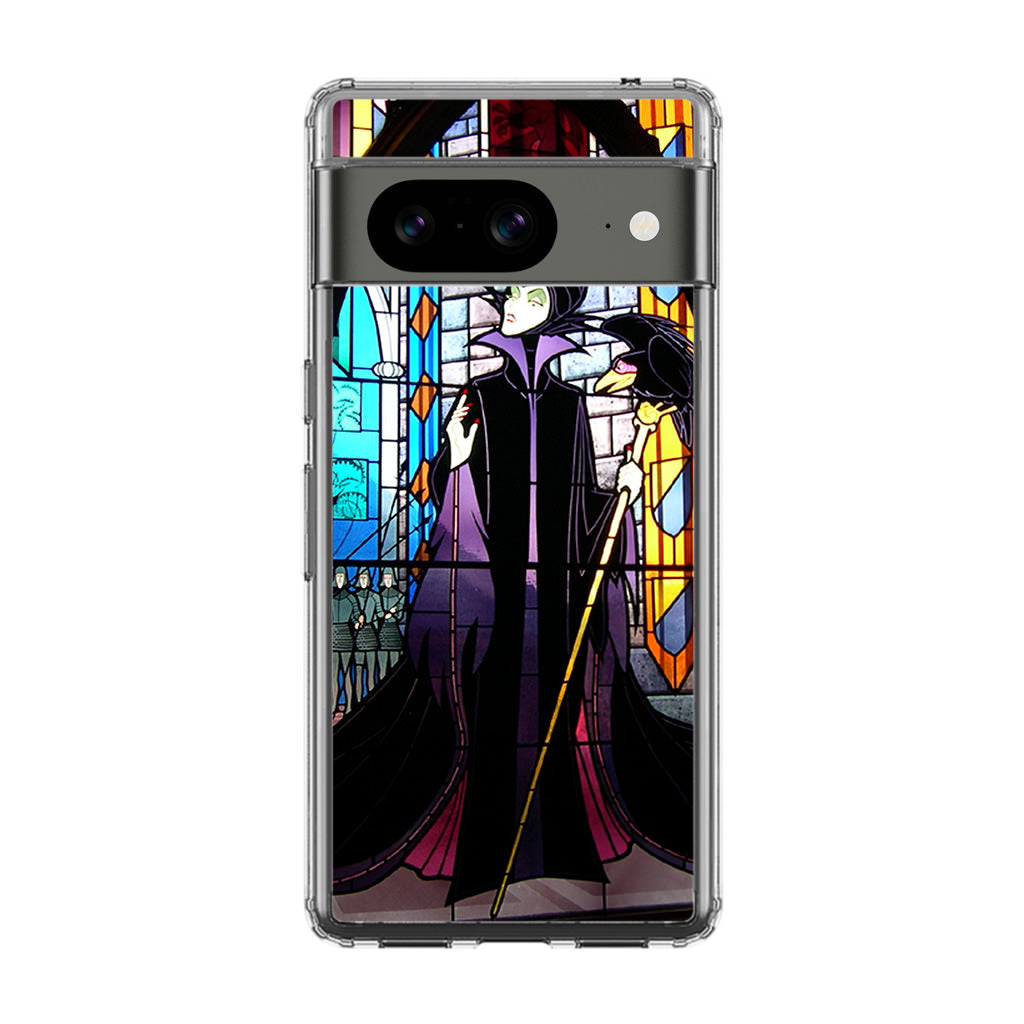 Maleficent Sleeping Beauty Glass Art Google Pixel 8 Case