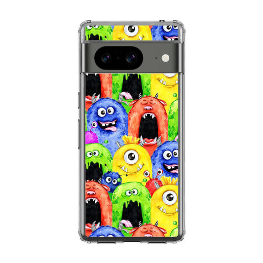 Monster Watercolor Art Google Pixel 8 Case