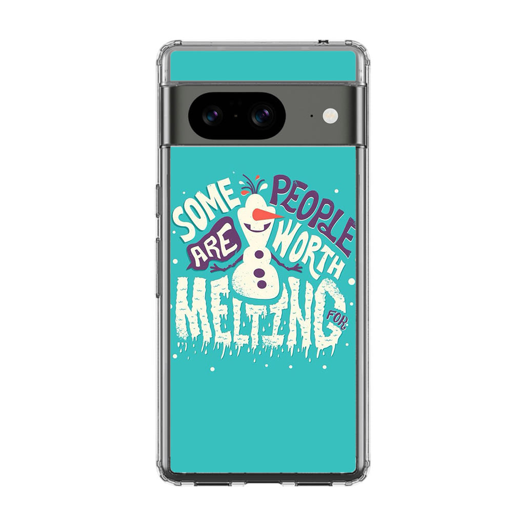 Olaf Frozen Is Melting Google Pixel 8 Case