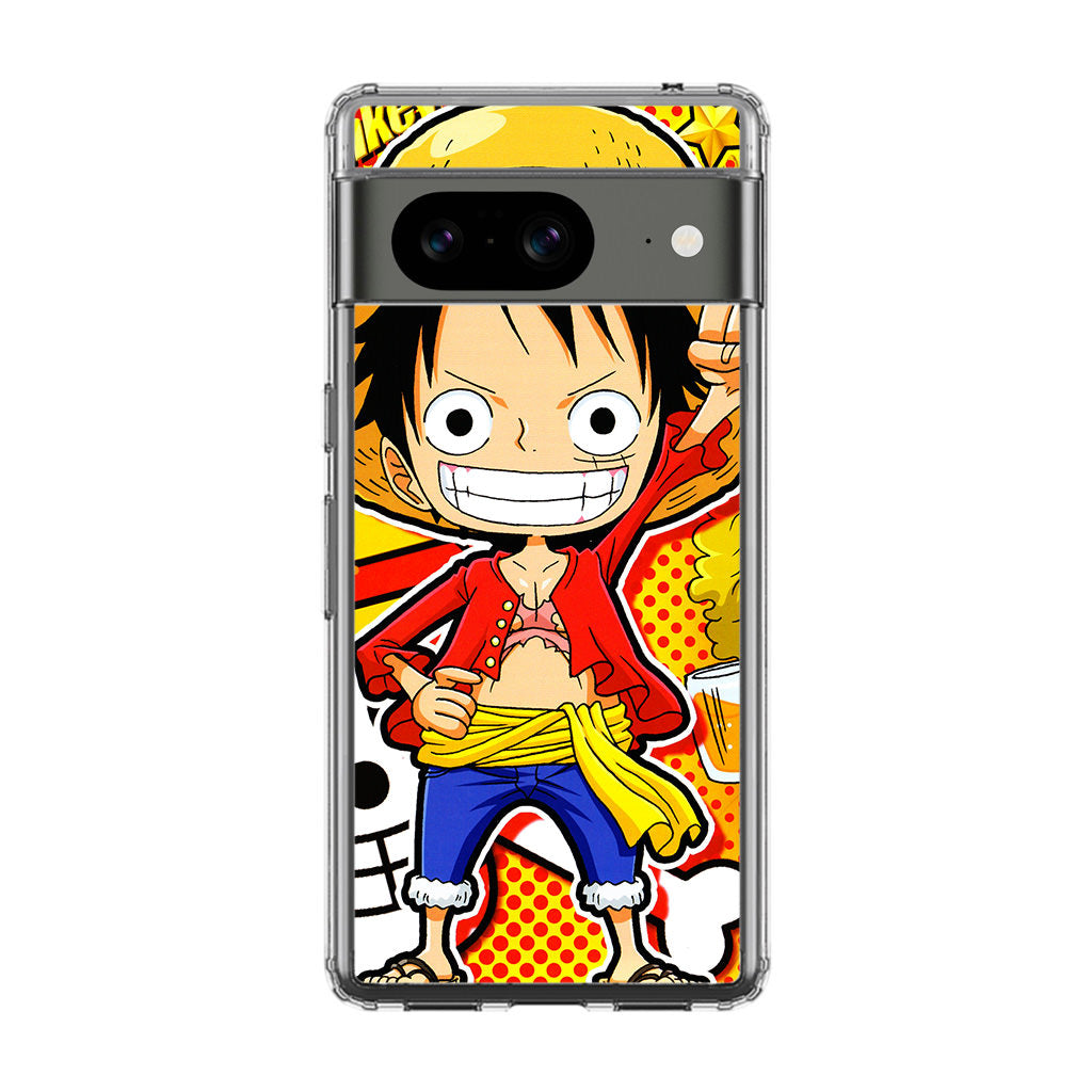 One Piece Cute Luffy Google Pixel 8 Case