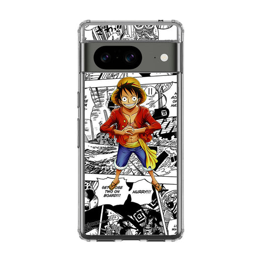 One Piece Luffy Comics Google Pixel 8 Case