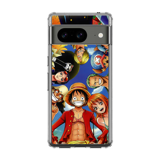 One Piece Luffy Crew Google Pixel 8 Case