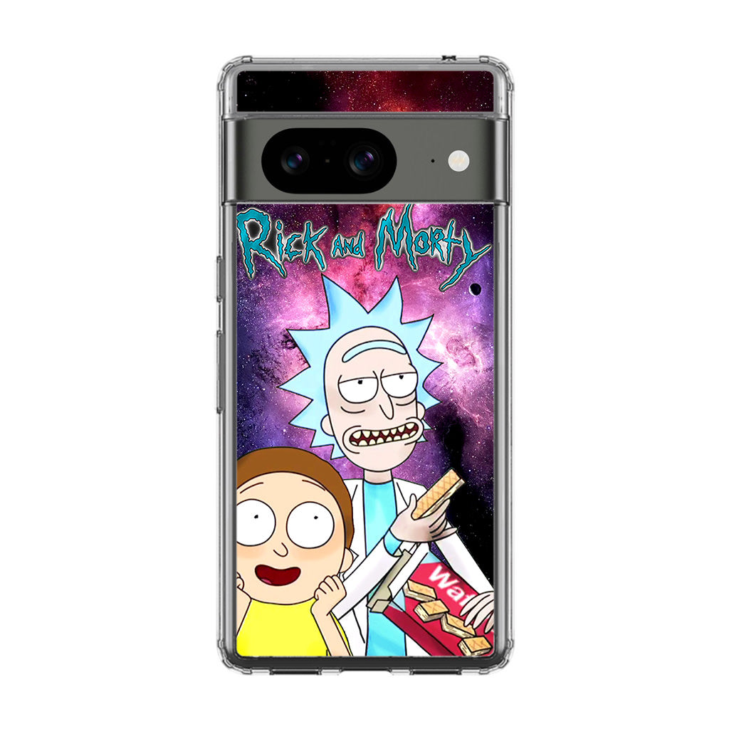 Rick And Morty Nebula Space Google Pixel 8 Case