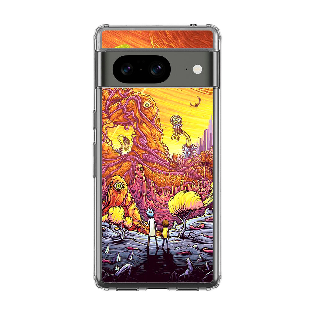 Rick And Morty Alien Planet Google Pixel 8 Case