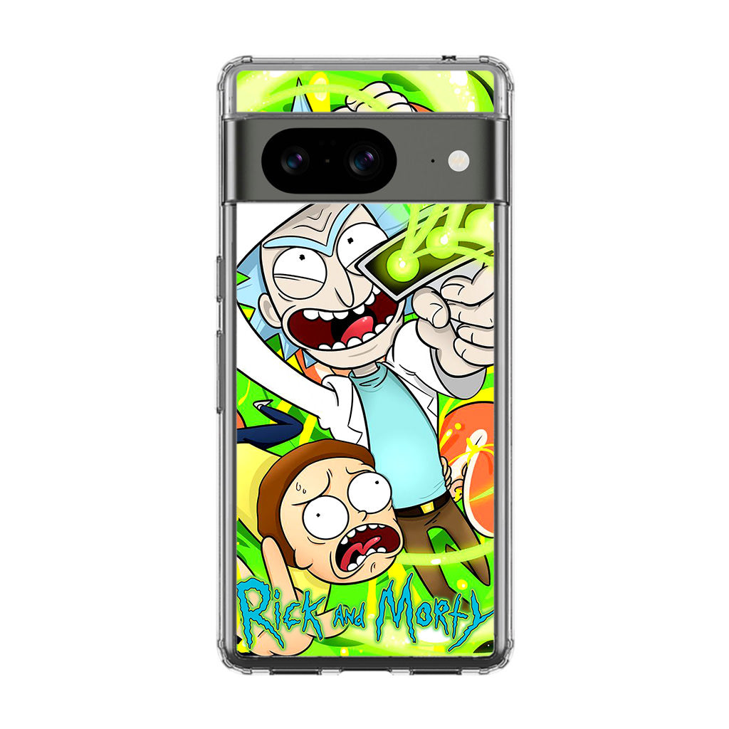 Rick And Morty Shoot Portal Gun Google Pixel 8 Case